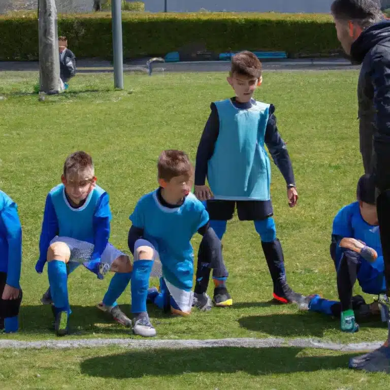 La formation des jeunes talents dans les académies de football en France.